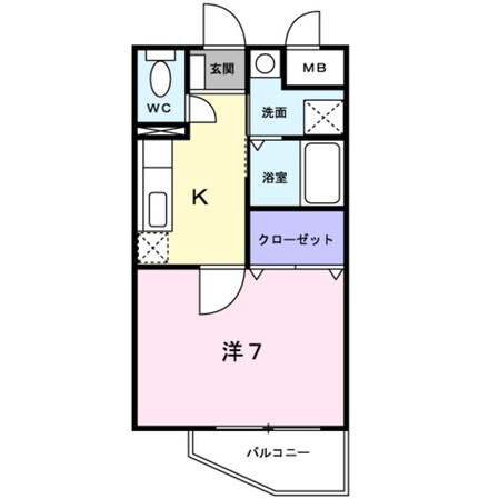 エスポワール　ヒルの物件間取画像